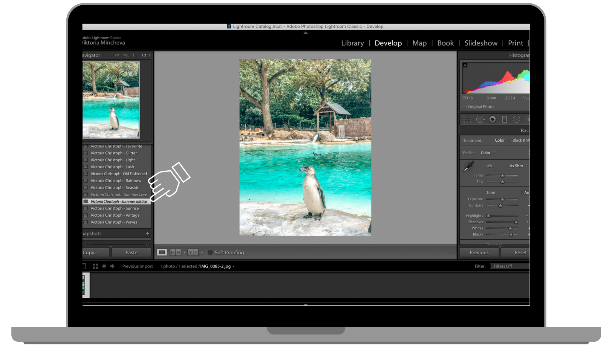 Lightroom classic 13.3. Импорт LRTEMPLATE.